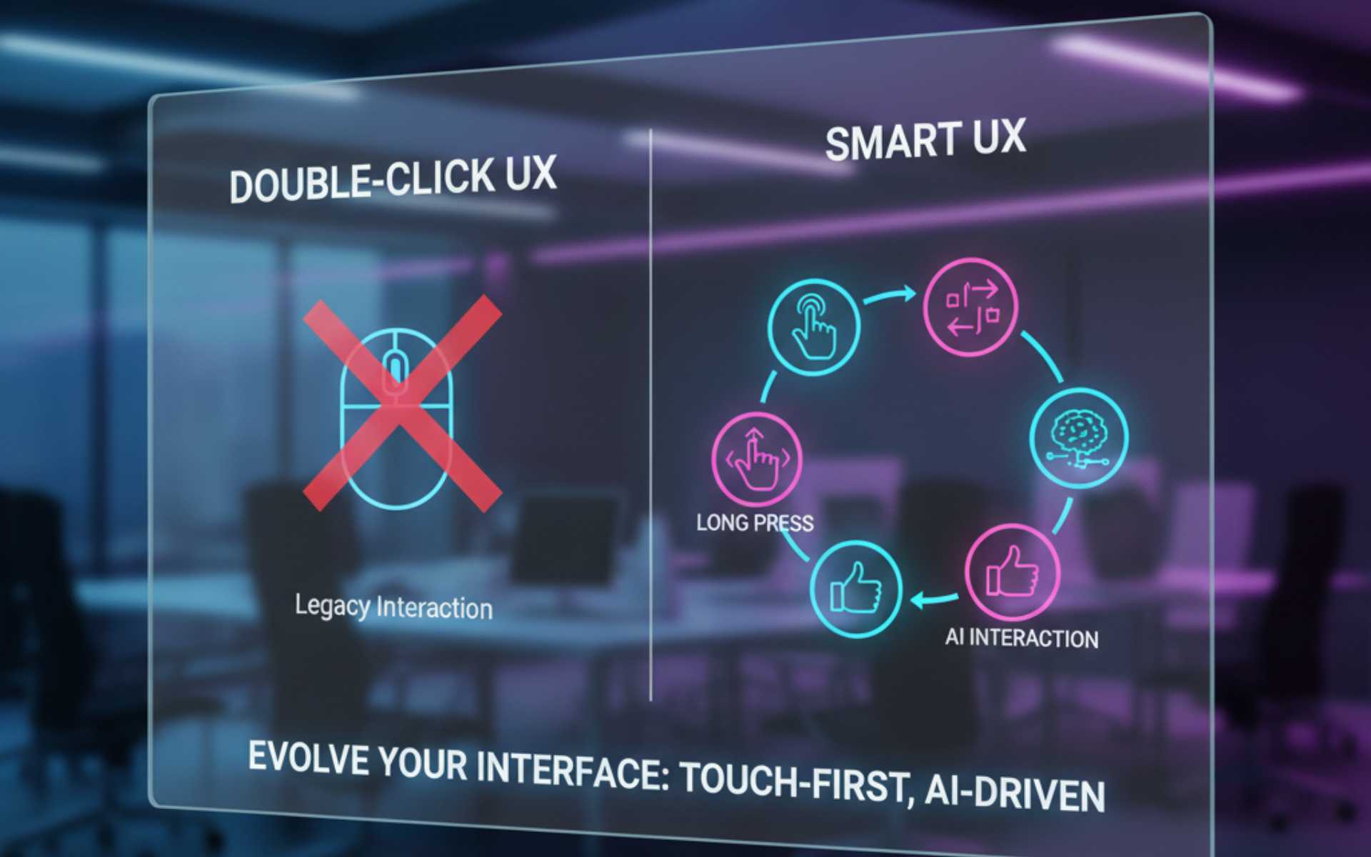 The End of Double-Click: Redefining UX for a Touch-First, AI-Driven Future